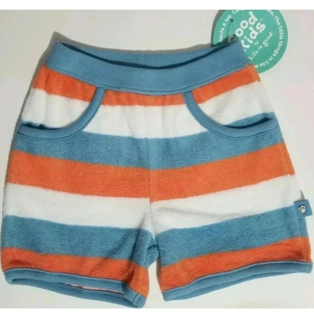 Good Kids Life Is Good Terry Cloth Shorts 3-6mths